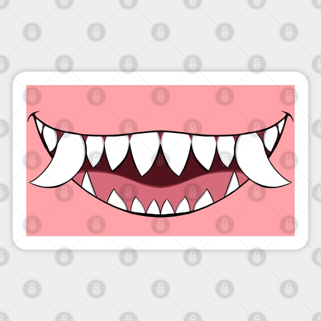 Oni Tusk 1.3 Sticker by CherryCloudsDesigns